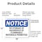 Signmission No Storage Of Hazardous Or Flammable Materials OSHA Notice Sign, Plastic, 18in W x 12in L, 2PK OS-2PACK-NS-P-1218-L-14861 - alternate 5